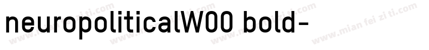 neuropoliticalW00 bold字体转换